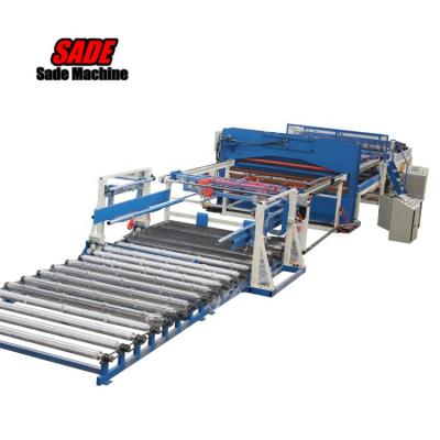 China building material shops galvanized fence panel reinfoced welded wire mesh machine automatic welded wire mesh bending machine for sale