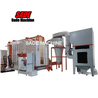 China Building material shops electrostatic powder paint line and oven line of large capacity powder coating equipment for sale