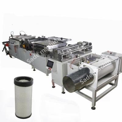 China Car Filter Truck Air Filter Making Oil Pleat Filter Paper Pleating Machine for sale