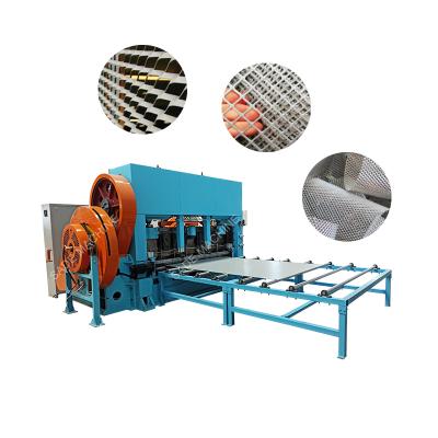 China Building Material Stores Low Carbon Expanded Metal Mesh Strapping Machine Expanded Machine for sale