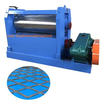 China Flattening metal mesh Hebei sade aluminum to flatten metal faceplate expanded mesh machine for filter for sale