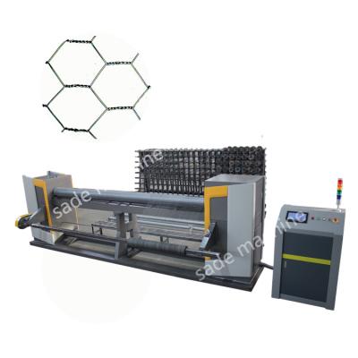 China Building Material Shops Building Wire Mesh Application And Galvanized Iron Wire Material Hexagonal Wire Mesh Machine for sale