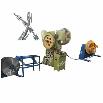 China Building Material Shops High Speed ​​Razor Barbed Wire Mesh Making Machine for sale