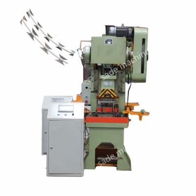 China Building Material Stores South Africa Razor Blade Barbed Wire Machine for sale