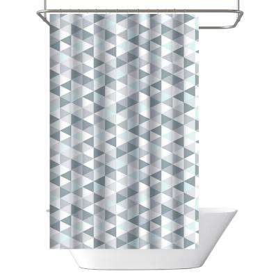 China 2021 Wholesale Modern Design Waterproof PEVA Shower Curtain Durable Bathroom Curtains for sale