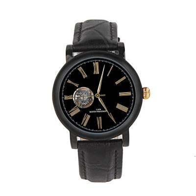 China OEM 44mm Automatic Classic Business Date Automatic Skeleton Movement Wrist Men Watch for sale