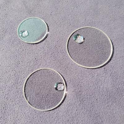 China High quality anti-reflection coating of 30.4mm Sapphire Watch Glass convex for sale