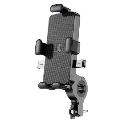 China Adjustable Hot Selling Mountain Bike Cell Phone Holder Quick Lock Phone Holder Mount For Bike Handlebar Bicycle for sale