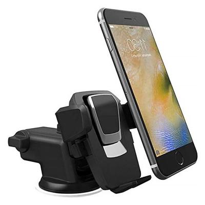 China Adjustable Universal Telescopic Car Mount Mobile Phone Sucker Stand Adjustable Cell Phone Car Holder for sale