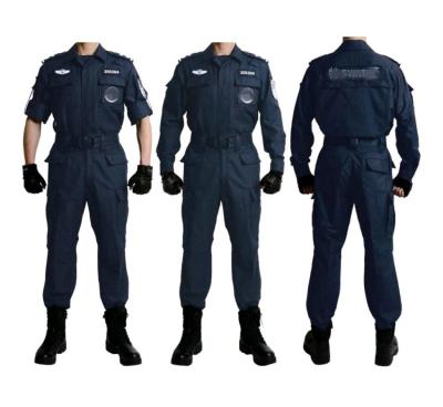 China T/C 65/35 Rib-stop Fabric Anti-Static Security Guard Tear Resistant Uniform Cloth for sale