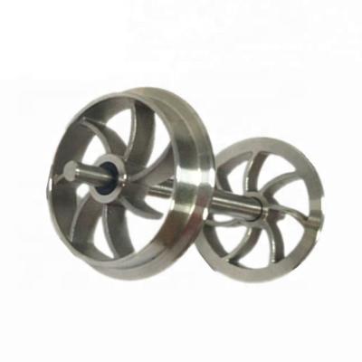 China Transport Stainless Steel Precision Casting Train Railway Model Wheel for sale