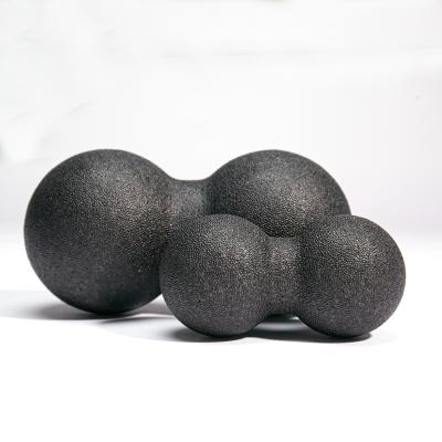 China Fitness Center PPE Muscle Relax Yoga Massage Ball Single Double Fitness Peanut Ball for sale