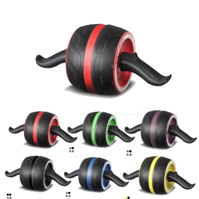 China Universal Abdominal Machine ABS Strength Training Fitness Gym Wheel Exercise PS Roller Rolls Abdominal Ab With Mat for sale