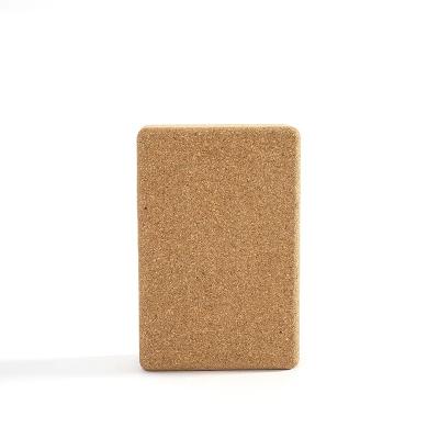 China Wholesale Custom Yoga Exercise Factory Printing Logo 3x6x9 Inch Recyclable Wholesale Cork Yoga Block for sale