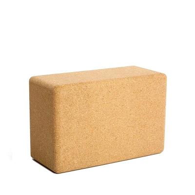 China Yoga Exercises Wholesale Private Label Logo Recycled Eco Friendly Custom Made 100% Cork Organic Yoga Block Set Premium Natural For Exercise for sale