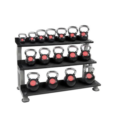 China Commercial Luxury Gym Equipments Pro Style Kettlebell Rack / Spots Racks for sale