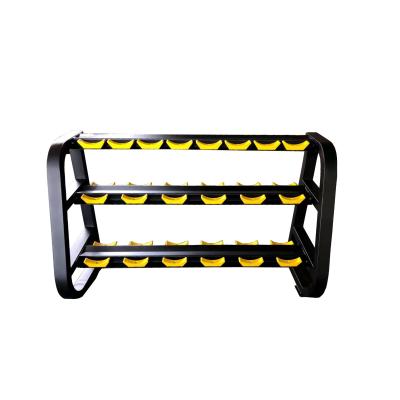 China Commercial Wholesale Hot Sale Home Fitness Equipment Dumbbell Set With Stand Rack for sale