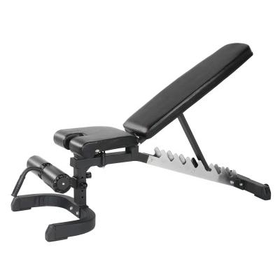 China Universal Stable Cross Fit 6 FID Level Adjustable Fitness Sit Up Bench Gym Bench Sit Up Bench for sale