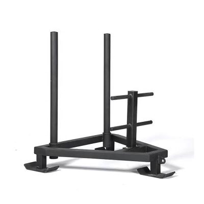 China Commercial Exercise Equipment Luxuey Fitness Equipment Push Pull Gym Sled Plate Rack Sled for sale