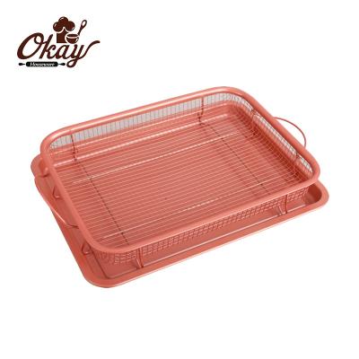 China BK-D6075 Viable French Fries Non-stick Fryer Copper Crispy Tray for sale