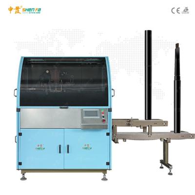 China Cosmetics Pen Barrels Single Color Screen Printing Machine With Servo Motor 3.5KW zu verkaufen