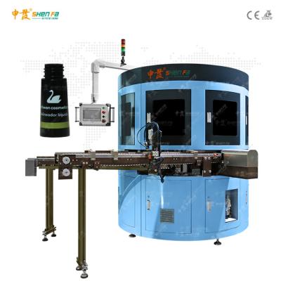 China Dia 8-25MM Two Color Screen Printing Machine For Cosmetic Pen Barrels Eyeliner Bottle Te koop