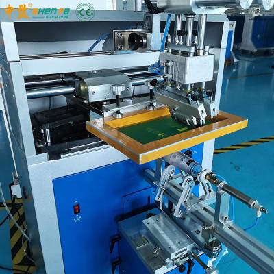 China Glass Perfume & Wine Bottle Two Color Silk Screen Printing Machine à venda