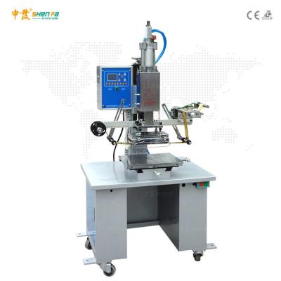 China 2.5KW Stempelmachine van de de Oppervlakte de Semi Auto Hete Folie van het flessenvliegtuig Te koop