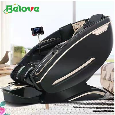 China Cheap Price Luxury Sale Full Weightlessness 3D Leather Body Massage PU Leather Office 3D Motion 3D Reclines Multi Modes Massage Chair for sale