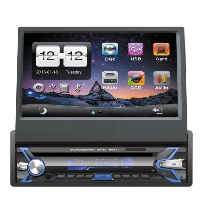 China GPS Single Din 7inch Indash Car DVD Player with Android 10, Mirrorlink for sale