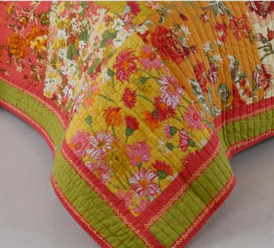 China Luxury Wholesale Kantha Bedspread Modern Soft Warm Household Floral Bedspreads Summer Quilted Bedspreads for sale