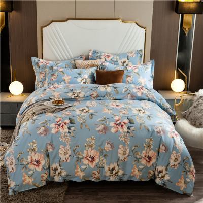 China 1800 Series Anti-Static Sheet On Sale 100% Polyester Bedding Set Spring Colors Beautiful Comfortable Beding Set for sale