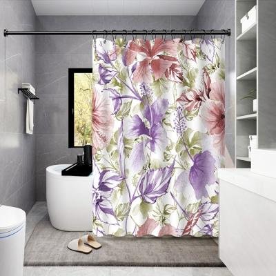 China Sustainable Wholesale Clear Bathroom Shower Curtain for sale