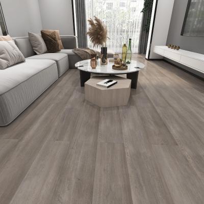 China Contemporary Hardwood Laminate Flooring E0 Oak Veins Gray Engineered Wood Laminate Flooring for sale