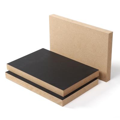 China Good price 18mm moisture proof raw high gloss plain board mdf for furniture for sale