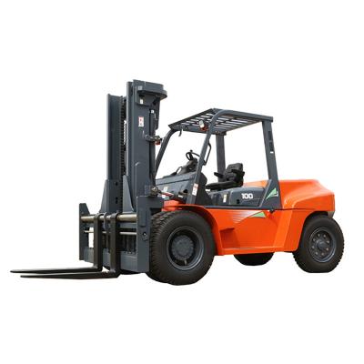 China Garment Shops All Terrain Forklift Tailift Forklift CPCD100 In China for sale