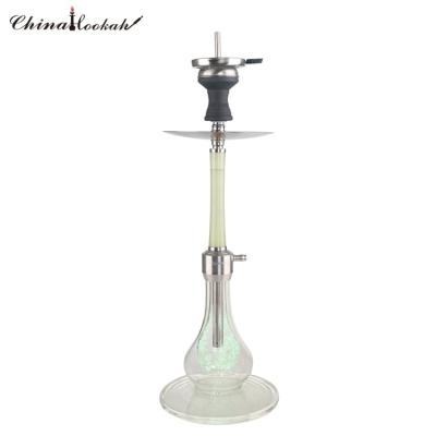 China Fluorescence Resin Stainless Steel Hookah Stock German Hookah Shisha for sale