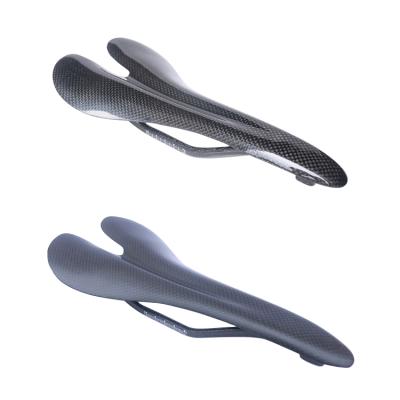 China All seasons full carbon bicycle saddle carbon fiber bicycle seat road bicycle carbon saddle for sale