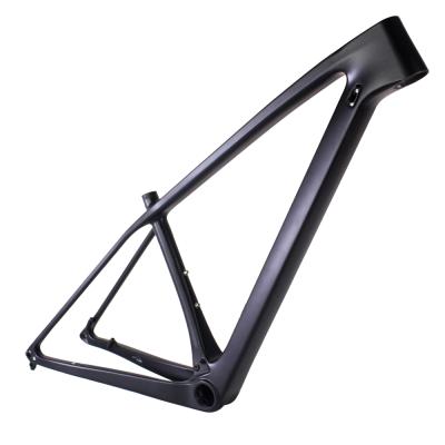 China Mountain Bikes Carbon 29er mtb Frame UD Matte By Axle BSA Mountain Bicycle Frames for sale