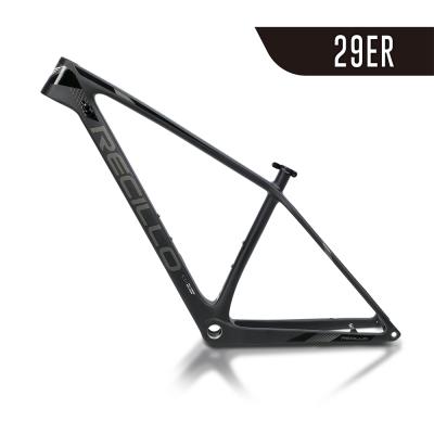 China Chinese Mountain Bikes Carbon Bicycle Frame 29er 142*12mm Or 135*9mm Quick Release MTB Frame for sale