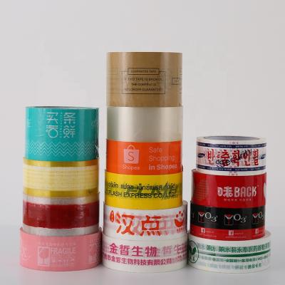 China High waterproof custom packaging bopp tape shipping carton sealing printed opp tape 48mm x 66m for sale