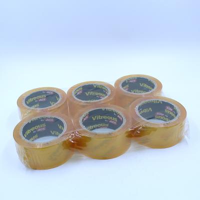 China Cinta de embalaje Bopp waterproof good quality transparent packing tape for packing 2