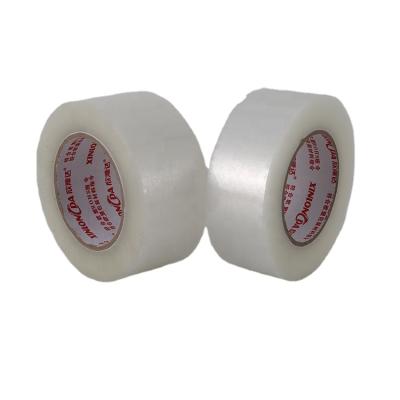 China 45mic Bopp Waterproof Adhesive Tape Transparent Cardboard Bopp Sealing Packing Tape for sale