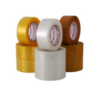 China Hot Selling Clear Waterproof BOPP Adhesive Shipping Tape For Carton Packing Packaging Sealing 45MICx48MMx66M for sale