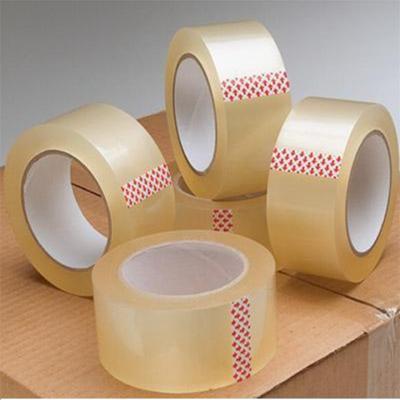 China Waterproof Clear Or Transparent Acrylic Wrapping Tape 48mm 50yd for sale