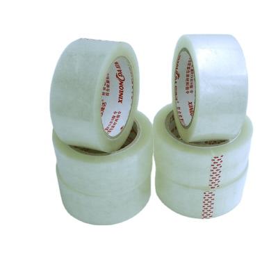 China Waterproof Clear Heavy Duty Wide Wrapping Tape 2.7mil x 2Inch x 54.6yd With Flat 6roll Shrink for sale