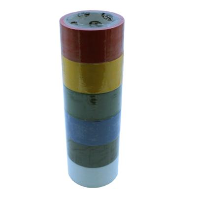 China 48mm x 6m Free Sample Colored High Quality Single Sided Hot Melt Waterproof Gray Thin Cloth Duct Tape For Pipe Wrapping for sale