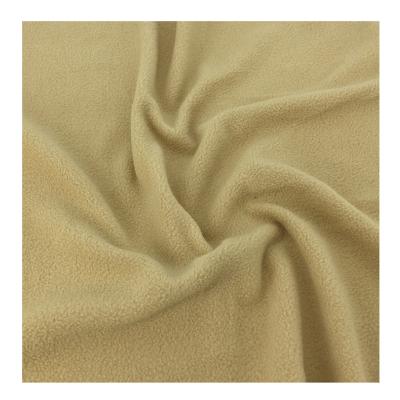 China Wholesale Single Side 100% Polyester Fleece Fabric Shrink-Resistant for sale