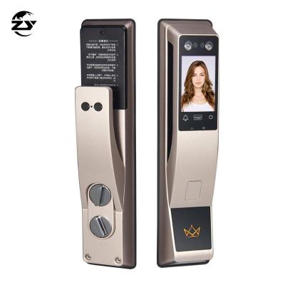 China China Zinc Alloy Lower Mid Price Tuya App Wifi Biometric Fingerprint Face Recognition No Touch Door Lock With Palm Vein Verification for sale