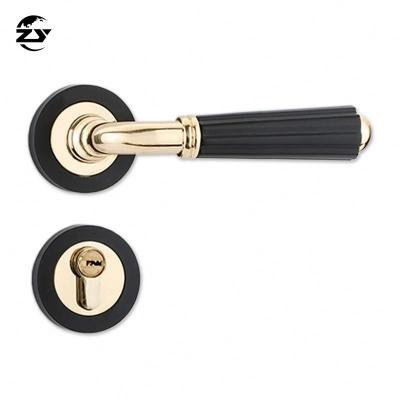 China Household Door Locks China Manufacturer Zinc Alloy Door Lock Gold Silver Turn Knob Door Handle Interior Privacy Locks for sale